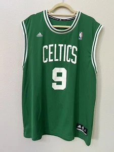 Adidas NBA Boston Celtics Green Sleeveless Jersey Rondo #9 Mens XL w/ Shamrock - Picture 1 of 6
