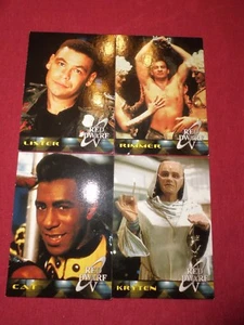 Rittenhouse Archives Red Dwarf TV Series. 4 Card Video Promo Set Season 5 - Picture 1 of 2