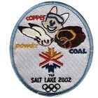 Us Salt Lake City Olympic 2002 3 Mascots Iron On Oval Patch