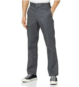 Dickies Mens Work Uniform Pants Gray khaki Beige Pockets Pick your Size - Picture 1 of 16