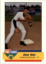 1994 Fayetteville Generals Fleer/ProCards #2155 Steve Dietz