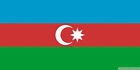 Azerbaijan Boat Flag 18" X 12" Ideal For Treehouses Caravans Sleeved 45Cm X 30Cm