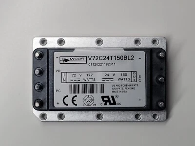 VICOR V72C24T150BL2 DC-DC CONVERTER 24V 150W - Image 1 of 2
