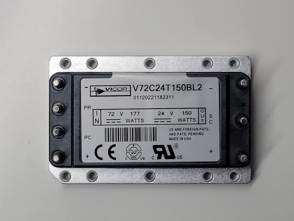 VICOR V72C24T150BL2 DC-DC CONVERTER 24V 150W - Image 1 of 2