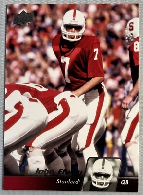 2011 Upper Deck JOHN ELWAY #14 Stanford Cardinal Denver Broncos NM+ - Image 1 of 2