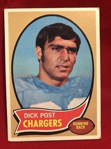 1970 Topps - #97 Dick Post (RC) Baltimore Colts Houston Running Back
