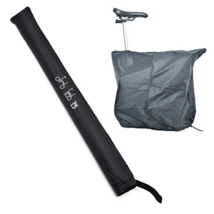 Cubierta antipolvo de cuadro de bicicleta de almacenamiento oculto para bicicleta plegable Brompton + bolsa - Imagen 1 de 11