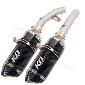 Tubo de enlace medio con silenciadores L&R para sistema de escape Yamaha FJR1300 2001-2023 - Imagen 1 de 12