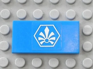 LEGO Bleu Tile 2x4 White Chima Logo Hexagon Ref 87079pb395 Set 70013 - Bild 1 von 1