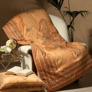 ALVIERO MARTINI plaid in raso 130x170 1classe Geo Classic 24 - Foto 1 di 1