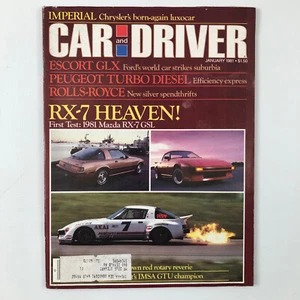 Car And Driver Magazine January 1981 Subscription Edition - Picture 1 of 2
