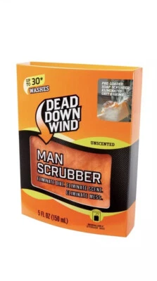 Dead Down Wind Man Scrubber Unscented Clean Smooth Skin Bacteria Odor SOAP - Image 1 of 4