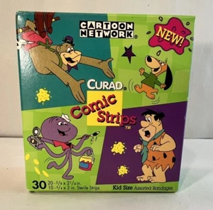 Vintage Cartoon Network Bandaids The Flintstones & others Band Aid Bandages 1996 - Picture 1 of 8