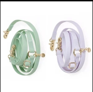 2 / Sunny Tails 4-IN-1 Convertible Hands Free Cloud Dog Leash green & lavender - Picture 1 of 3