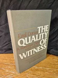 Quality of Witness: A Romanian Diary, 1937-1944 - Picture 1 of 1