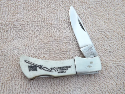 CUCHILLO COHETE SCUDBUSTER MISIL PATRULLA EE. UU. JAPÓN ESCARCHA CUBIERTOS DE COLECCIÓN PEQUEÑO Foto 1 de 2