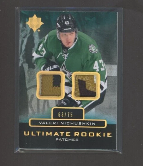 2013-14 Ultimate Collection Ultimate Rookie Patches Valeri Nichushkin /75 - Image 1 of 1