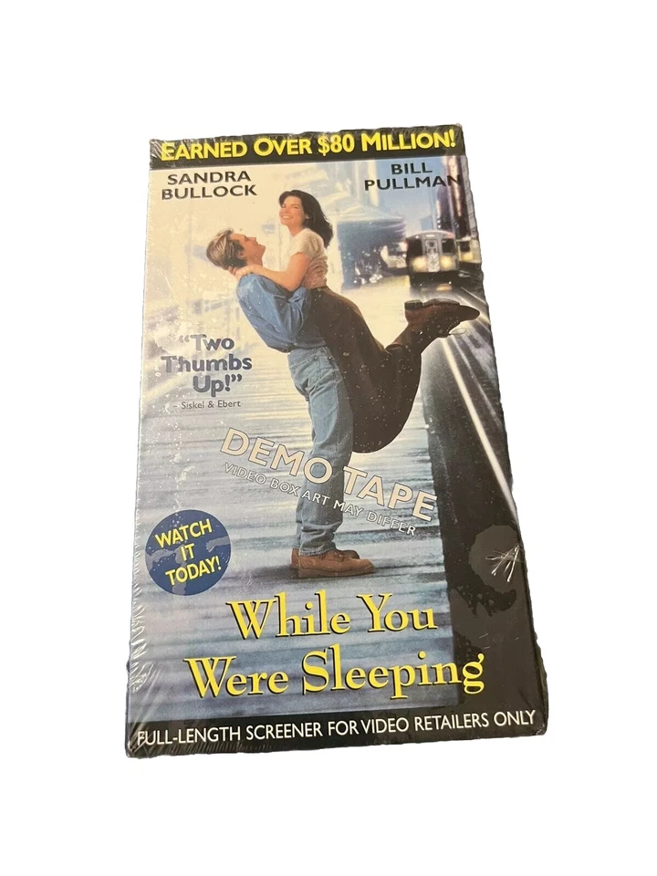 While You Were Sleeping (VHS) Promo Demo Screener Factory Sealed - Image 1 of 4