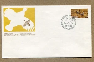 CANADA FDC. 1980-05-06 Gefährdete Wildtiere. 17¢ Greater Prarie Huhn STEMPEL - Bild 1 von 2