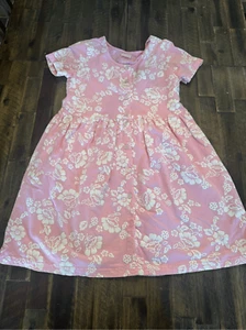 Mini abito donna hawaiano rosa floreale tropicale taglia media - Foto 1 di 7