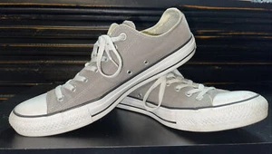 Converse All Star niedrig geschnitten grau Herren Größe 12 Damengröße 14 guter Zustand - Bild 1 von 6