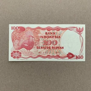 Indonesia 100 Rupiah 1984 Crowned Pigeon World Paper Money Currency Banknote - Picture 1 of 4