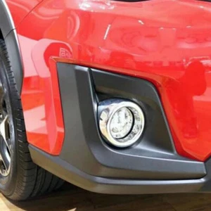 For Subaru Crosstrek 2017-2020 Chrome Front Fog light lamp Cover Trim - Picture 1 of 6