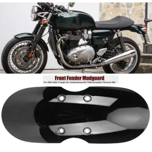 Motorcycle Front Fender Mudguard For Triumph Bonneville T100 Scrambler 2001-16 - Picture 1 of 7