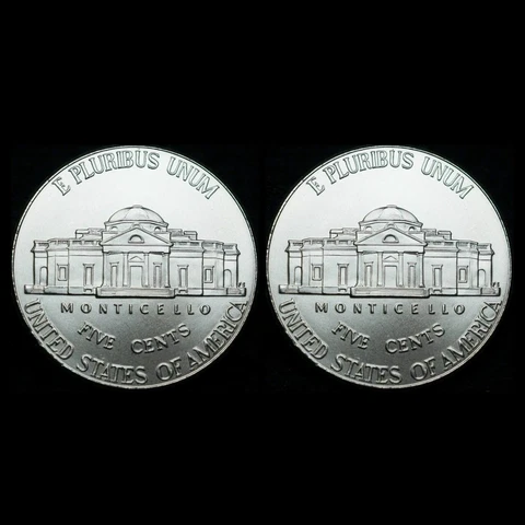 2014 P & D Jefferson Nickels - BU (two coins) Cover