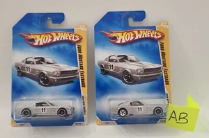 Hot Wheels Ford Mustang Fastback 2008 New Models Lot Of 2 Wheel Error Read (AB) - Picture 1 of 22