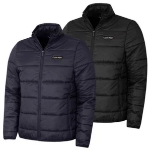 Calvin Klein Mens 2025 Adventure Full Zip Packable Padded Jacket 54% OFF RRP - Picture 1 of 9