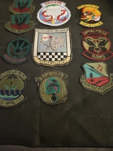 Vintage Lot 9 Patches USAF United States Air Force Rare lot - Picture 1 of 6