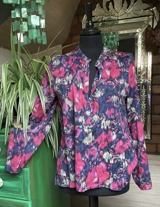 ETOILE Isabel Marant Pink Floral Top Blouse UK 8 - Picture 1 of 6