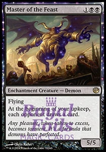 Master of the Feast 1x FOIL JOU MTG Journey Into Nyx Rare MINT black - Picture 1 of 1
