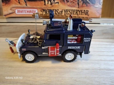 Matchbox Models of Yesteryear 1952 Land Rover Royal Navy Rescue Truck  - Image 1 of 4