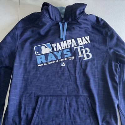 De Colección Tampa Bay Rays Majestic Thermabase Sudadera con Capucha X-Large Sudadera Foto 1 de 4