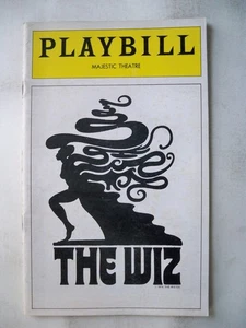 THE WIZ Playbill STEPHANIE MILLS / TIGER HAYNES / TED ROSS / HINTON BATTLE 1975 - Bild 1 von 2