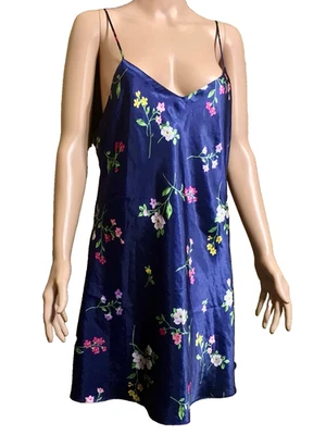 De Colección Cacique SATINADO Deslizamiento Completo Babydoll Chemise BRILLANTE Vestido de Noche Mediano DE COLECCIÓN Foto 1 de 4