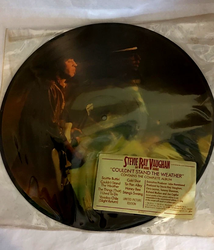 STEVIE RAY VAUGHAN Couldn't Stand the Weather (1984) LP Picture Vinyl Album - Image 1 of 4