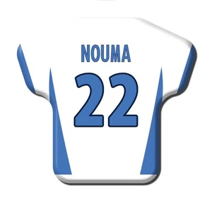 Calamita Simile a T-Shirt Calcio Stagione 2001/2002 Marseille 22 Pascal Nouma - Picture 1 of 9