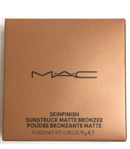 MAC M·A·C SKINFINISH SUNSTRUCK MATTE BRONZER in RICHER ROSY Full Size New Boxed  - Picture 1 of 4