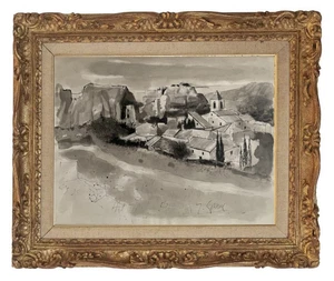 YVES GANNE (1935-2019) ELEVE DE FERNAND LEGER - VILLAGE DU VAUCLUSE (62) - Foto 1 di 16