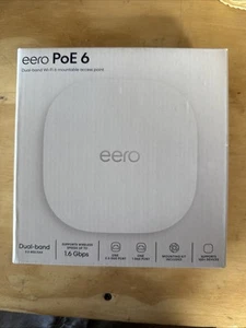 eero PoE 6 Sufitowy / ścienny dwupasmowy bezprzewodowy punkt dostępowy biały - Zdjęcie 1 z 2