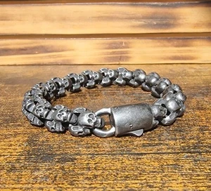 Pulsera-"The Souls Collector" Está Fabricada en Acero Inoxidable 100% Alta Calidad 19cm - Imagen 1 de 2