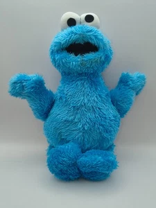 HASBRO 2013 SESAME STREET COOKIE MONSTER 10" PLUSH - Picture 1 of 5