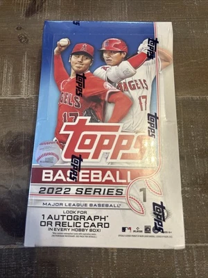 (FACTORY SEALED) 2022 TOPPS SERIES 1 BASEBALL HOBBY BOX - Image 1 of 2