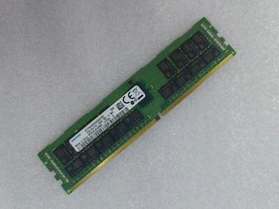 SAMSUNG 32GB DDR4 2666 2Rx4 PC4-21300 M393A4K40BB2-CTD 288pin Server RDIMM RAM - Image 1 of 2