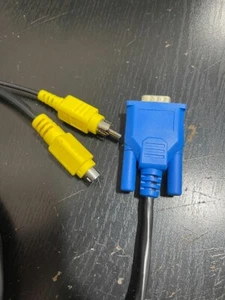 VGA to S Video and RCA Cable - 6FT (IL/RT6-15835-VGARCA6FT-UG) - Picture 1 of 1