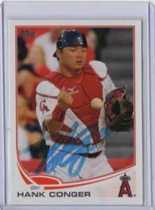 HANK CONGER MLB Angels 2013 Topps Auto Autographed Signed #336 Card - Picture 1 of 2