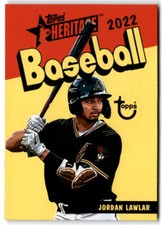 2022 Topps Heritage Minor League #73PC-2 Jordan Lawlar  1973 Topps Pack Cover